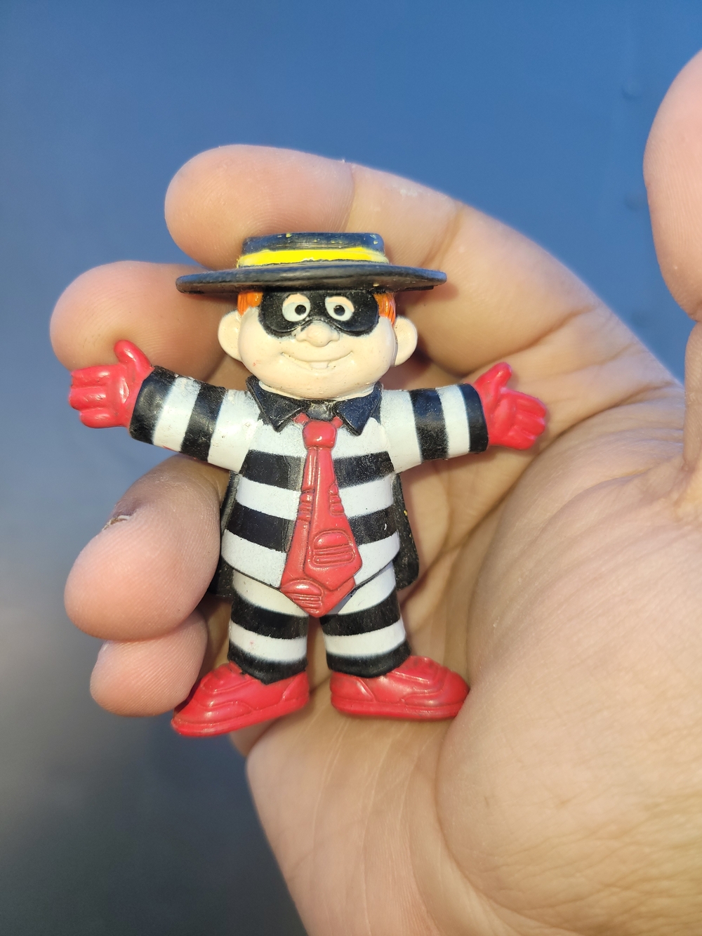 Vintage McDonalds Hamburglar PVC 3” Figure Toy Happy Meal 1995 #vintage